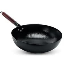 Image of Ninja Culinary™ — Carbon Steel Wok Chinese Non Stick Frying Pan 32cm Stir Fry