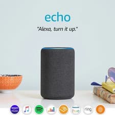 Image of Amazon Echo 3rd generation Smart speaker with Alexa Voice Control Charcoal