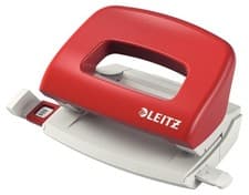 Image of Leitz 50580025 Small Hole Punch NeXXt 10 Sheets Red Red 10 Sheets