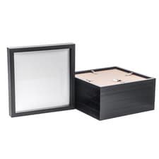 Image of 3D Box Photo Frames - 20 x 20" - Black - Pack of 5
