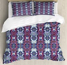 Image of Aztec Duvet Cover Set Rhythmic Modernized Tribal