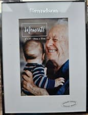 Image of Grandson Frame 6x4, Lacquer Coated Tarnish Resistant.