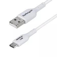 Image of StarTech Cable 1m USB A to USB C USB 2.0 0Gbps White USB2AC1MNCWHE