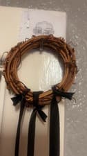 Image of Small Tree Of Life Rattan Ring Handmade Witch/protection Bells Door Hanging Uk