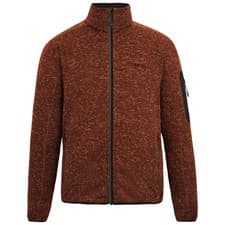 Image of Regatta Mens Newhill Full Zip Fleece Jacket - Brick - Size S-XXL