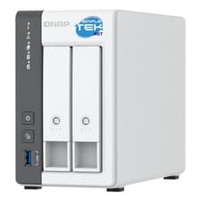 Image of Qnap TS-216G NAS 2 Slot 3.5/2.5" 2.5G LAN RJ-45 White Processor Enclosure USB