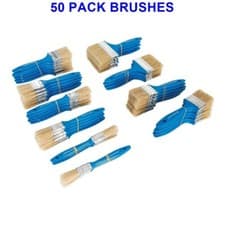 Image of Silverline Disposable Paint Brushes- Paint Brush- ALL SIZES & QTYS-Bulk Buy- NEW