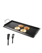 Image of VEVOR 32x14 in Flat Top Griddle Carbon Steel Universal BBQ Grill Pan Cookware
