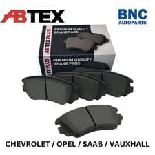 Image of Abtex Front Brake Pads fit VAUXHALL INSIGNIA 1.4 1.6 1.8 2.0 2.8 2008-2017