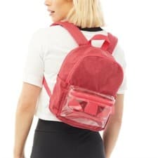 Image of Adidas Originals Backpack Power Pink Zip Small Bag Retro Trefoil