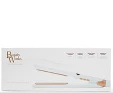 Image of Beauty Works Hair Straightener - With Heat Resistant Case & 2 Sectioning Clips