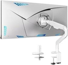 Image of Single Monitor Desk Mount, Adjustable Gas Spring Monitor Arm Support Max 43 Inch