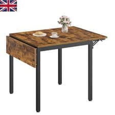 Image of Space-Saving Folding Table, Seats 2-4 - Easy Assembly, Perfect for Small Dining