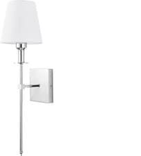 Image of E27 Cloth Cover Wall Lamp Without Bulb Golden Retro Industrial Wall Lamps