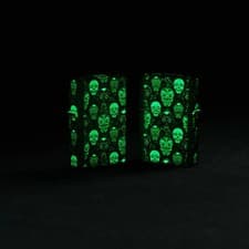 Image of GENUINE Zippo GLOW IN DARK Lighter MULTI SUGAR SKULLS 540 Colour Allover NEW