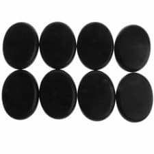 Image of 16pcs Massage Master Spa Hot Stone Toe Massage Kit Basalt Rock Asst Relaxing