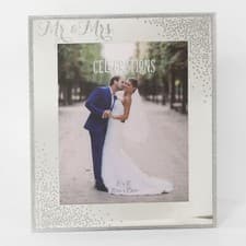 Image of Celebrations Mr & Mrs Sparkle Photo Frame 8" x 10"