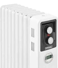 Image of Dimplex Eco ECR20Tie Oil Free Radiator 2kW w/ Programmable Timer White Eco