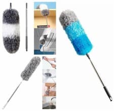 Image of Extendable handle Feather Duster 245cm Long Telescopic Magic Static Brush Choice