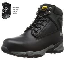 Image of JCB Mens S3 Waterproof Steel Toe Cap Safety Work Shoes Black Boots Size UK 6-13