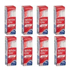 Image of 6 Pack x WHITE GLO Extra Strength Whitening Toothpaste Professional Choice