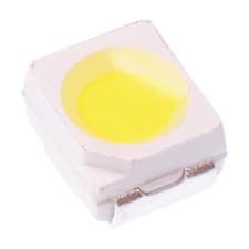 Image of 100 x Warm White 3528 PLCC-2 SMD LED 2300mcd 120°