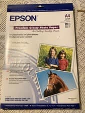 Image of Epson Premium Glossy Photo A4 Paper 210x297mm, Pack of 20