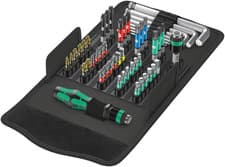 Image of Wera Kraftform Kompakt 100 52 Piece Screwdriving Bit Service Set - 05057460001