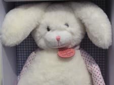 Image of DOUDOU ET COMPAGNIE LES CHOUPIDOUX BUNNY RABBIT SOFT TOY COMFORTER