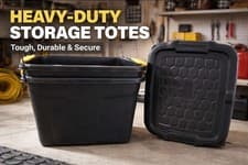 Image of Strata Heavy Duty Storage Box 42L Pack Of 2 Fast Delivery