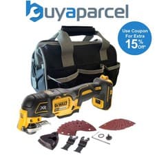 Image of Dewalt DCS356N 18v XR Brushless Oscillating Multi Tool 3 Speed + Bag + 29 Access