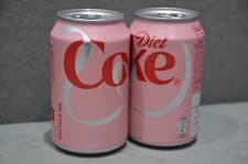Image of 1x Coca Cola Diet Coke Tickled Pink 330ml FULL Aluminium Can Brand New 2023