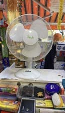 Image of "Fan“iTECH 16 Inch Oscillating Desk Fan 3 Speed Adjustable, Home Office use
