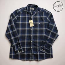 Image of Barbour Chester Tailored Shirt Men’s XXL Navy