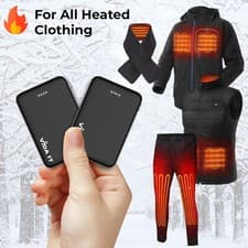Image of 2-Pack Power Bank for Heated Gilet Vest Clothing Compact USB Battery Power Pack