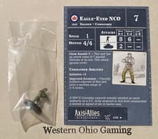 Image of Axis & Allies Miniatures D-Day Eagle-Eyed NCO #2/45 NEW A&A Minis