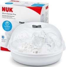 Image of NUK Micro Express plus Microwave Bottle Steriliser | Sterilises up to 4 Baby Bot