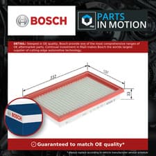Image of Air Filter fits NISSAN QASHQAI J10 1.5D 06 to 13 Bosch 16546ED000 AY120NS045 New