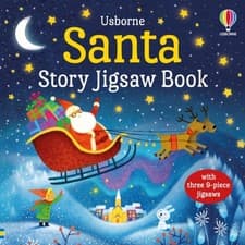 Image of SANTA JIGSAW PUZZLE BOOK by NOLAN, KATE Hardback Self Help Business