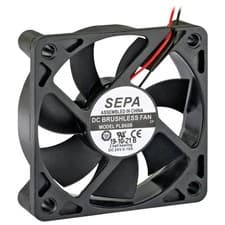 Image of SEPA Axial Fan 5V AC 60x60x15mm 27.6m³/h Ball Bearing