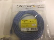 Image of StarTech Blue 10m Cat5e RJ45 male to RJ45 male patch cord cable. Unopened pack