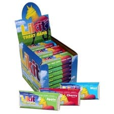 Image of Likit Treat Bar Bulk Value Packs 24 or 4x9 Bars Mint Apple Carrot Cherry Banana