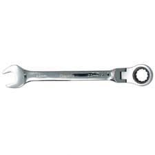 Image of Ratchet Spanner 22mm Combination Flexible Head Wrench Open/Ring Head CR-V Metric