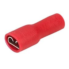 Image of TruConnect 4.8mm Red Insulated Receptacle Pack of 100