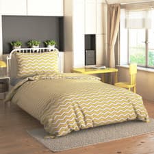 Image of Brushed Cotton Flannelette Printed Duvet Cover Sets 160gsm Superior Quality
