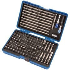 Image of Draper 127 Piece Magnetic Tamperproof Security Screwdriver Bit Holder Set & Case