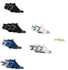 Image of Mens Sport Trainer Socks- Cushioned Arch Support 5 Pairs in Size 7-11 - SOCKSHOP