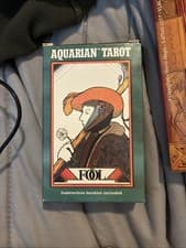 Image of Aquarian Tarot Deck by David Palladini 78 Card Tarot Deck NEW SEALED DECK