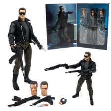 Image of NECA Terminator T-800 Police Station Assault Ultimate 7'' Action Figure Doll NIB