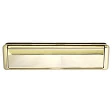 Image of L18657 - FAB & FIX Nu-Mail UPVC Letter Box 20-40 - 310mm Wide - Gold